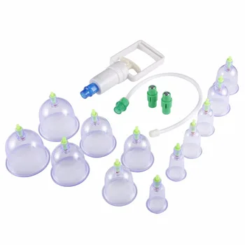 

12pcs/set Health Care Family Body Massage Helper Anti Cellulite Vacuum Therapy Cups Massage Body Relaxation Healthy Message Set