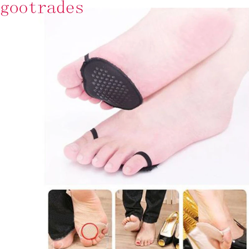 

Useful 1Pair Foot Care High Heel Shoes Half Front Cushion Insole Shoe Pads