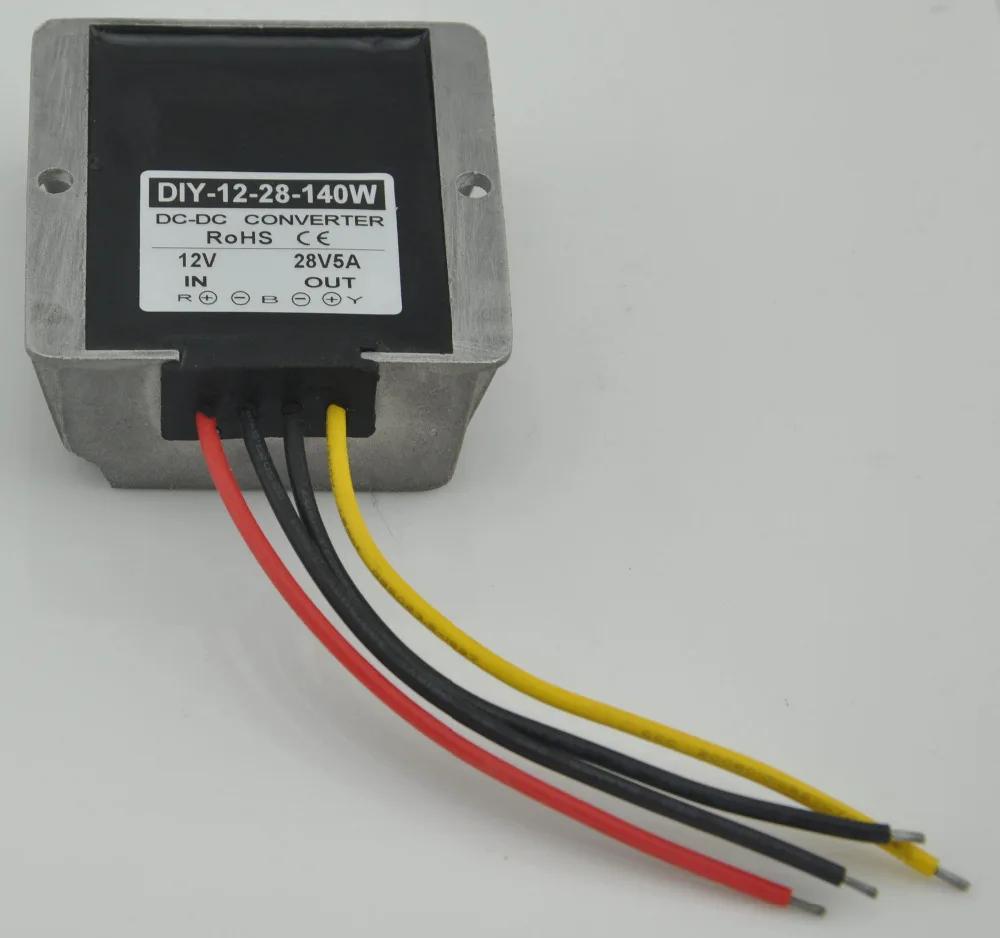 

DC 12V (9-28V) Step up to 28V 5A 140W DC Converter Module power adaptor Regulator RoSH CE