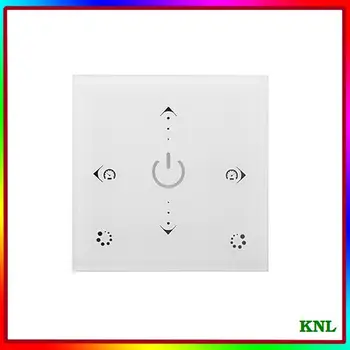 

Led RGB full color touch panel controller, wall mounted dream color panel touch controller switch, led lihgting control DC12-24V