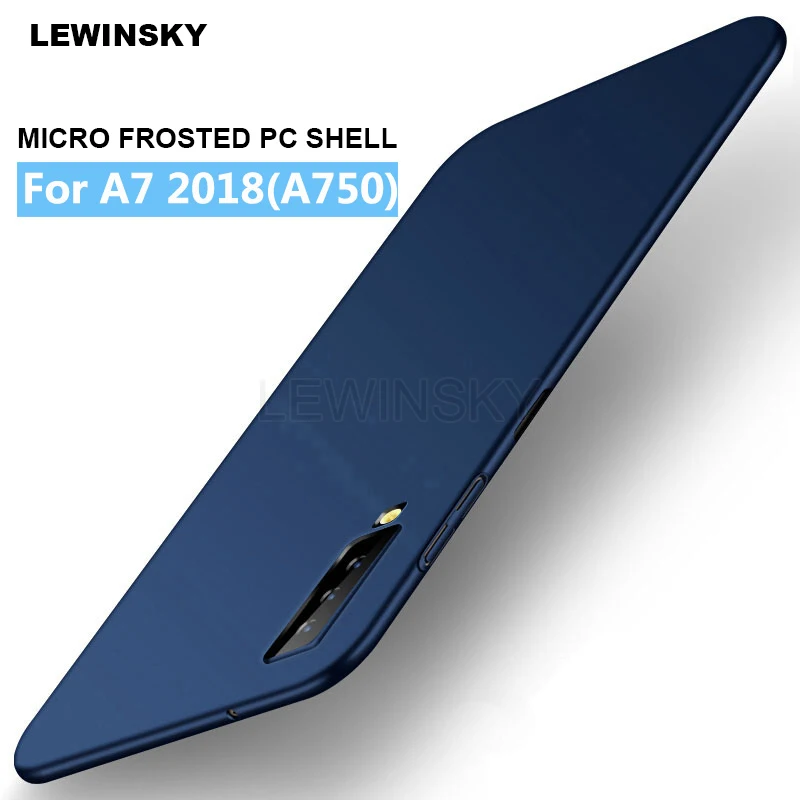 

Hard PC Phone Case for Samsung Galaxy A7 2018 A750 Case Plastic Matte Full Protection Cover For Samsung A7 2018 A750F Case Capa