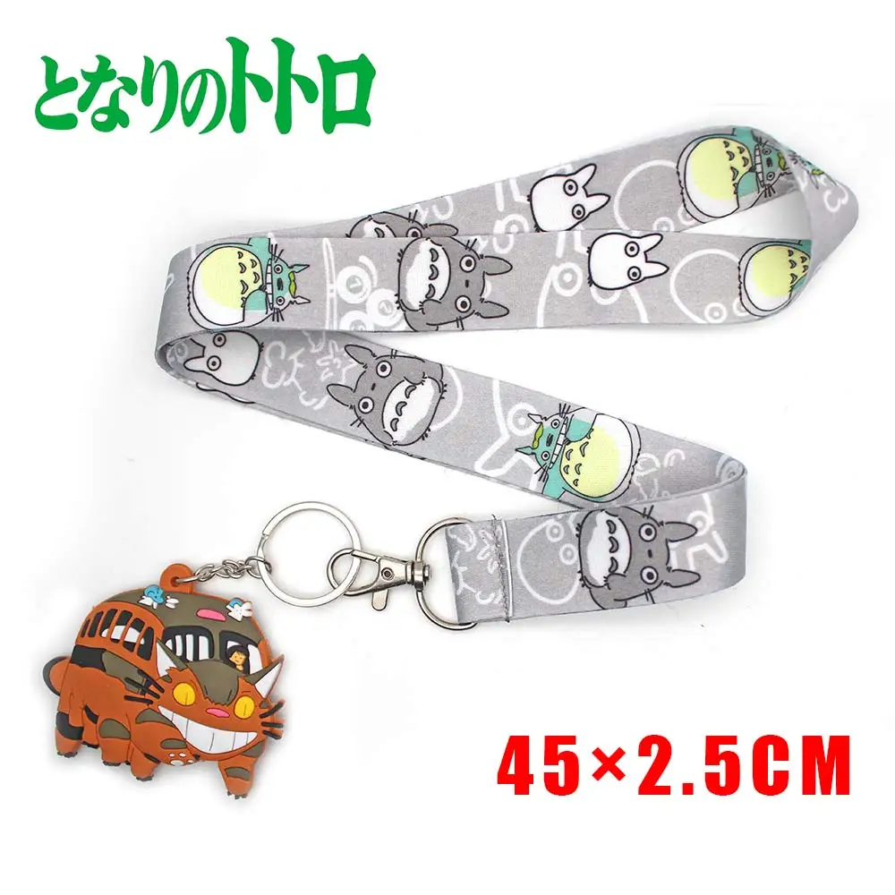 Мой сосед Тоторо телефон Веревка Catbus Kaonashi Подвеска из ПВХ аниме Ghibli брелок на