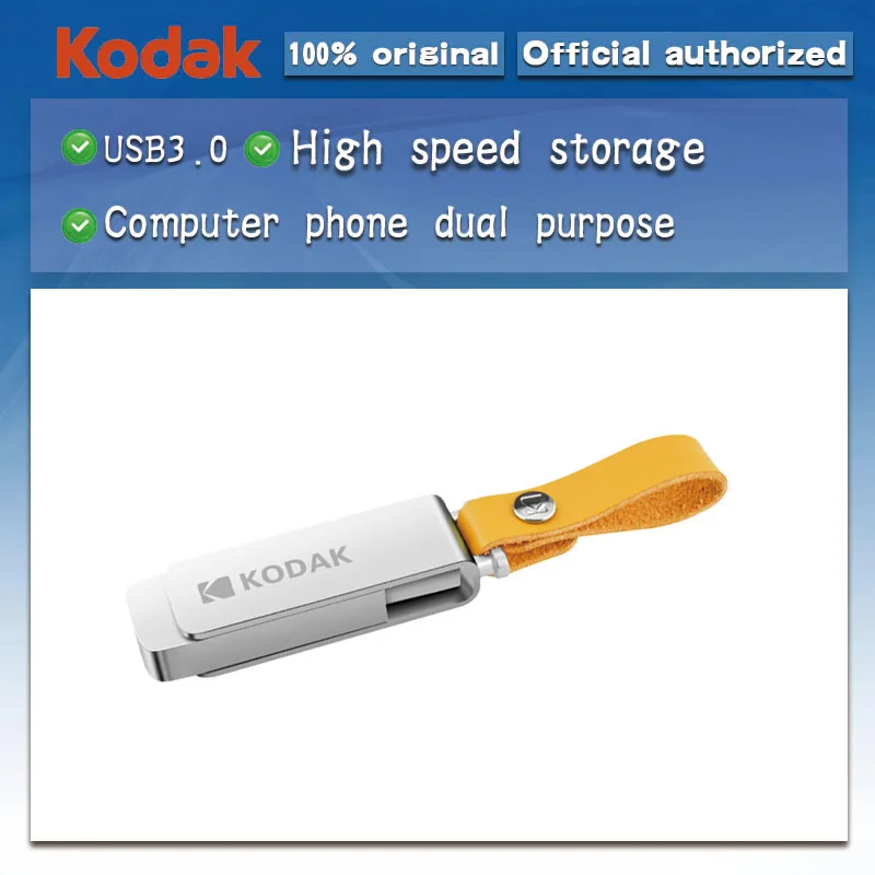 

Original Kodak 128gb Metal USB Flash Drive K133 USB 3.1 Memory stick USB 3.0 pen drive 128GB U Disk pendrive USB Stick