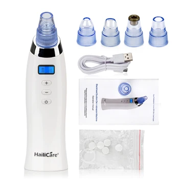 Skin Care Pore Vacuum Blackhead Remover Acne Pimple Removal Vacuum Suction Tool Face Clean Facial Diamond Dermabrasion Machine 4