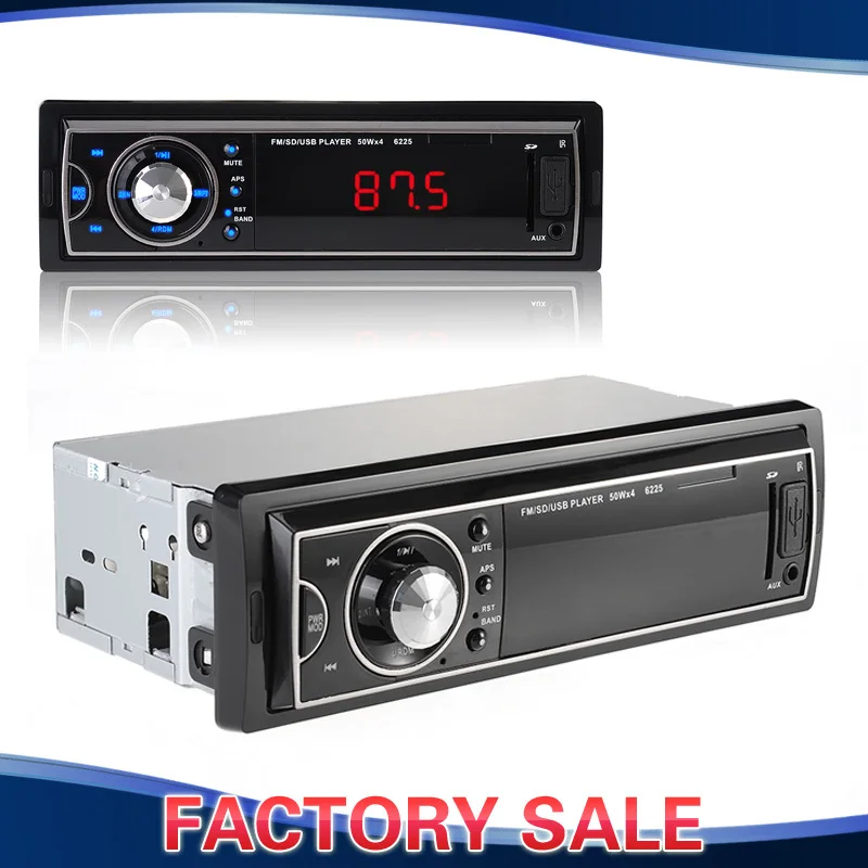 In Dash Car Vehicle Stereo FM Radio MP3 Player Radio Receiver with USB