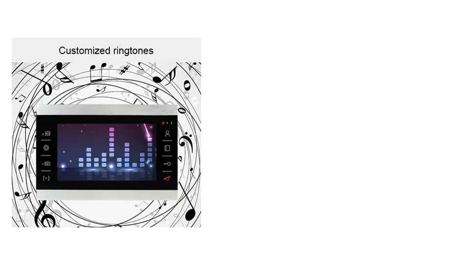 Dragonsview 7 дюймов телефон видео домофон дверные звонки системы дом 2 проводной дверной звонок Кнопка 4 монитор видеонаблюдения