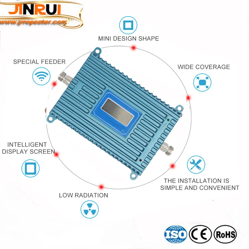 3G WCDMA 2100mhz Cellular Signal Booster LCD Display 3G UMTS Mobile Repeater 70dB Gain 3G Amplifier (3)