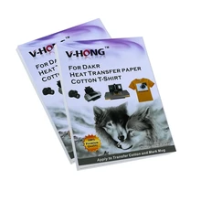 Высокотемпературная с низким содержанием железа трансферная бумага используется в Голландию, горячая распродажа! A4 Размер темного и светлого цвета хлопкового материала