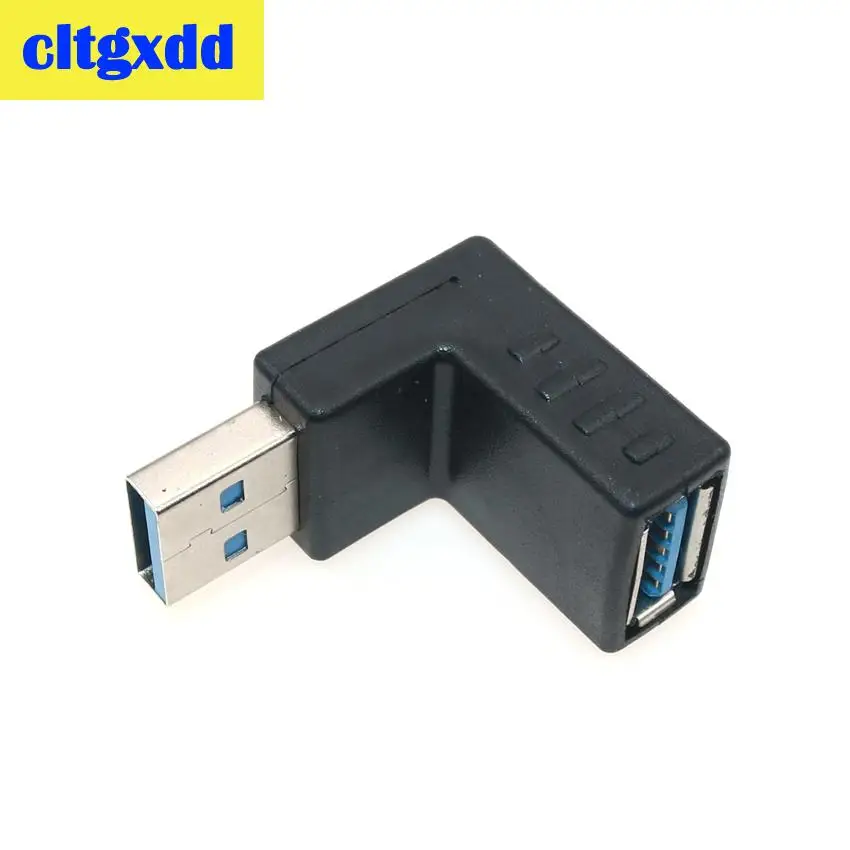 Cltgxdd прямоугольный разъем USB3.0 L образный адаптер конвертер USB 3 0 A штырь гнездо 90/180
