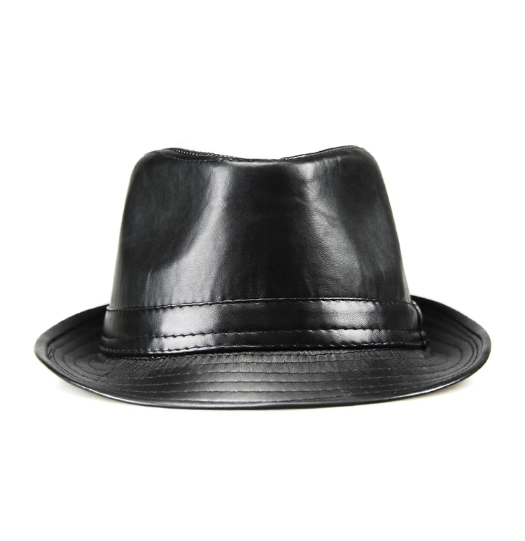 Новинка Ограниченная серия Cappelli Cappello Chapeau Homme Haisum Модные Мужские фетровые шляпы из искусственной кожи винтажные шляпы в стиле джаз хип-хоп Trilby Cs33