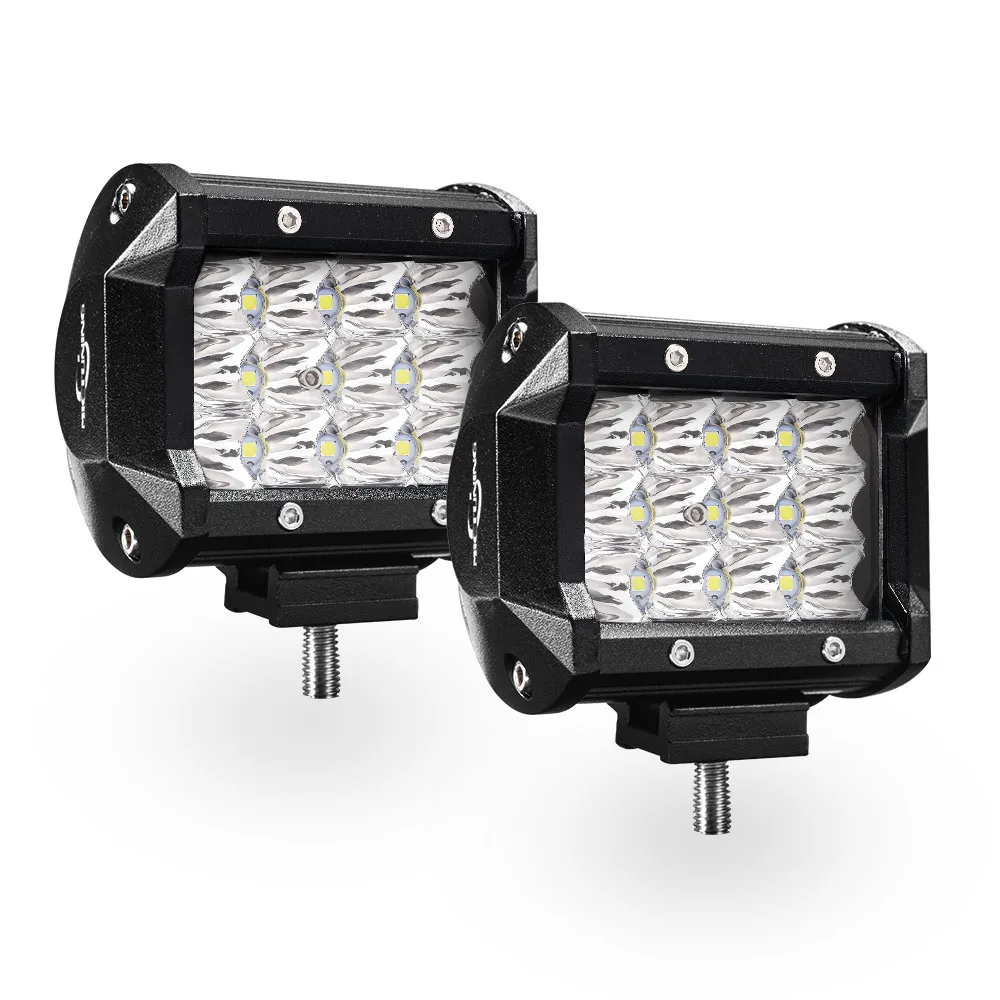 

MICTUNING 4'' LED Work Light Bar 36W Triple Row Led Bar Spot Beam for Driving Offroad Boat Tractor Truck 4WD 4x4 SUV ATV 12V 24V