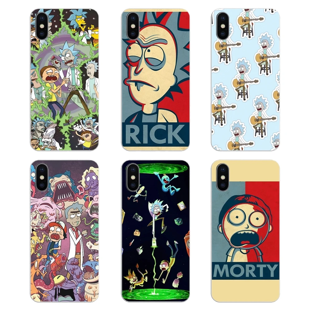 Мягкие прозрачные чехлы для Motorola Moto X4 E4 E5 G5 G5S G6 Z Z3 G3 C Play Plus rick and morty |