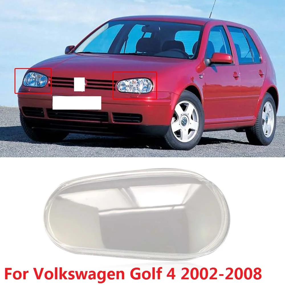 

CAPQX 1PCS For VW Golf 4 2002 2003 2004 2005-08 Front Headlamp Headlight Lamp cover Lampshade Waterproof head light Shade Shell
