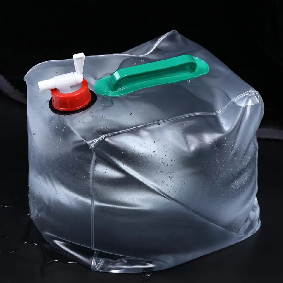 Nieoqar 20L Прочная ПВХ Большая складная сумка для питьевой воды складной контейнер для воды бутылка для кемпинга пикника на открытом воздухе