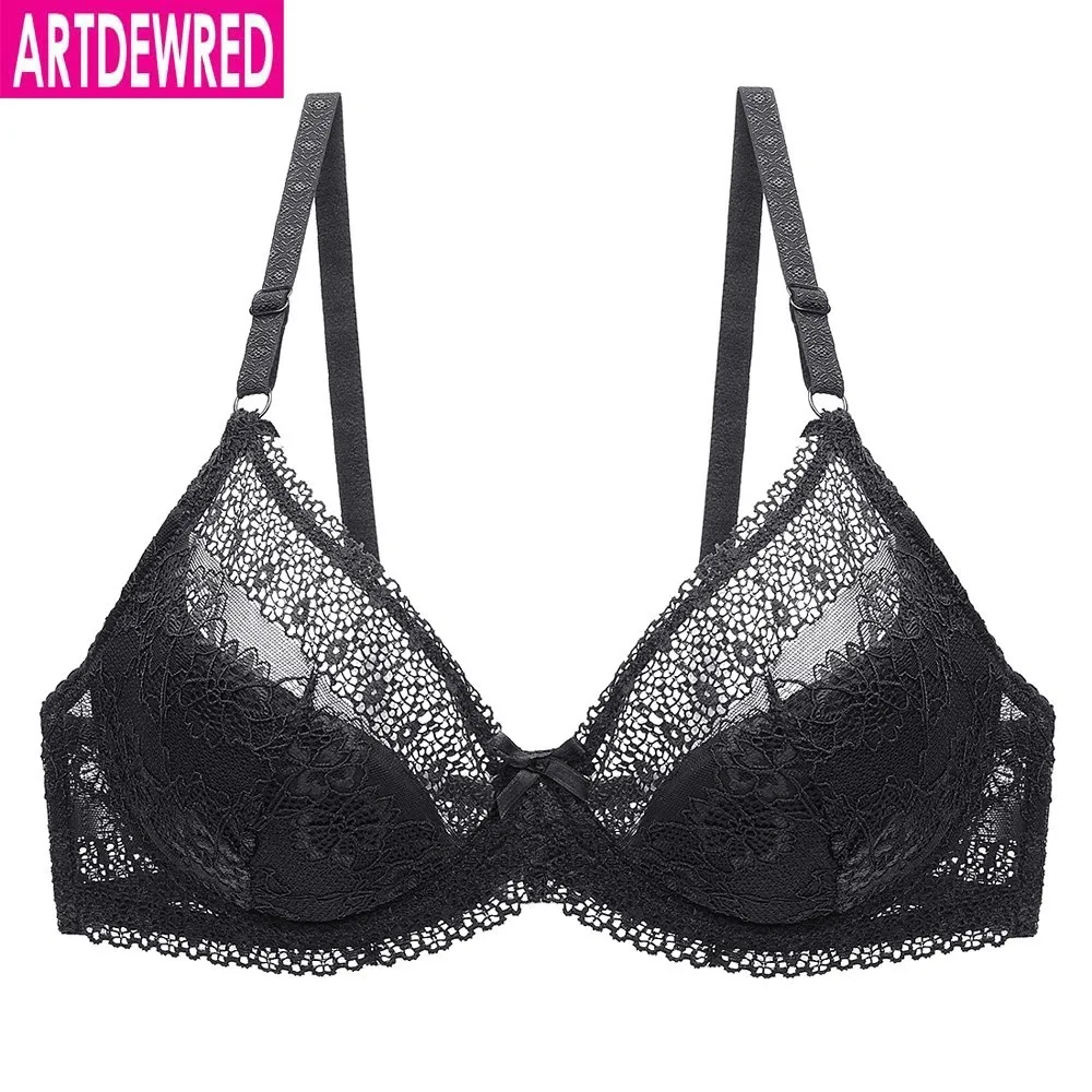 

Ultrathin Lace Bra Deep V Sexy Underwear Comfort Bras For Women Fashion Female Bralette Big Size Lingerie Brassiere