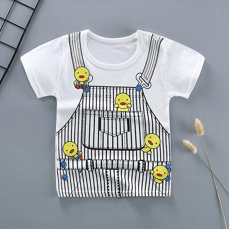 

OKLADY 100% Cotton Kids Boys Clothes Children Clothing Summer Baby Girls Clothes T-Shirt boys t shirt girls tops