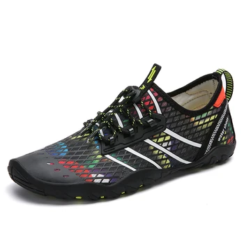 

Summer Shoes Water Shoes Woman Beach Sandals Upstream Aqua Shoes Men Barefoot Swimming Socks Diving Slippers Tenis Masculino