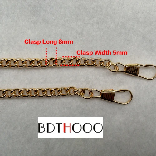 40cm-Replacement-Metal-Chain-For-Hand-Bags-Handle-Crossbody-Handbag-Antique-Bronze-Tone-DIY-Bag-Strap