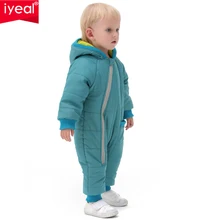 IYEAL High Quality Baby Rompers Winter Thick Cotton Boys Costume Girls Warm Clothes Kid Jumpsuit Children Outerwear Baby Wear