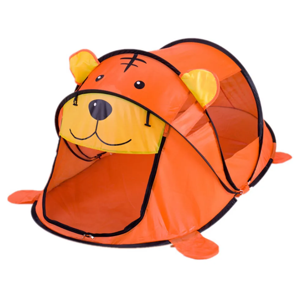 

Portable Tiger Children's Tent Cartoon Animal Kids Play House Outdoor Tipi Toy Tents Nets Infant Ball Pool Tenda Infantil Teepee