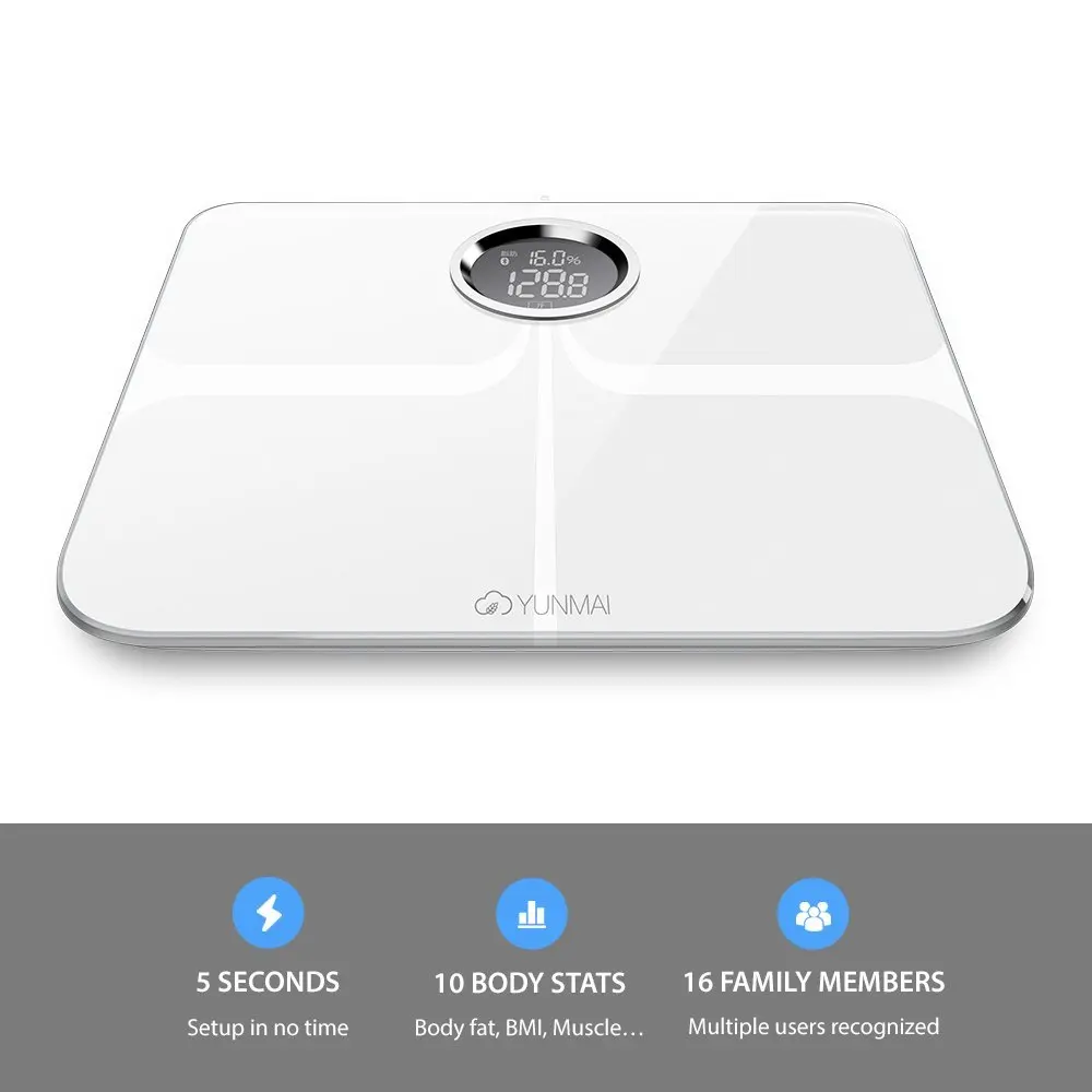  [ International version ] Xiaomi Mijia Yunmai Premium Smart Scale - Body Fat Scale with Fitness APP