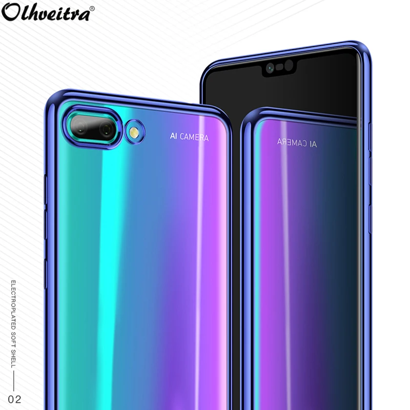 

Luxury Back Cover For Huawei Honor 10 Case TPU Soft Silicon Clear Shell Protective Case For Huawei Honor 10 Coque Accessories