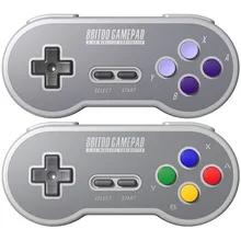 8Bitdo SN30 2 4G and SF30 2 4G USB Cable Bluetooth Wireless Gamepad Controller for SNES