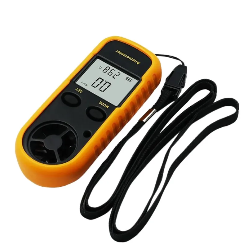 Portable Anemometer Anemometro Thermometer Wind Speed Gauge Meter