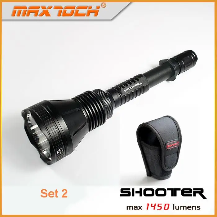 MAXTOCH 2X 1450lm, 1200 м+ расстояние луча, 310 г, Dedomed XM-L2 U4 светодиодный, предельная версия метательных фонарей - Цвет: Оранжевый