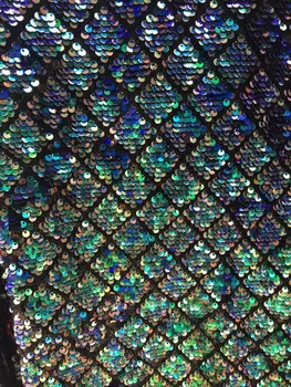 

5 yards/Lot fashion sequins lace fabric CGL-90934 paillette Lace Fabrics for party dress