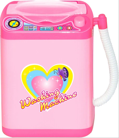 Educational font b Toy b font Mini Electric Washing Machine Children Pretend Play Baby Kids Home