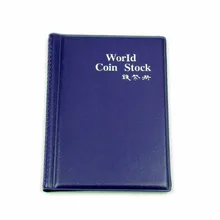 60 держателей карт Пенни Карманы Коллекция хранения чехол для монет деньги Альбом Книга Коллекционирование