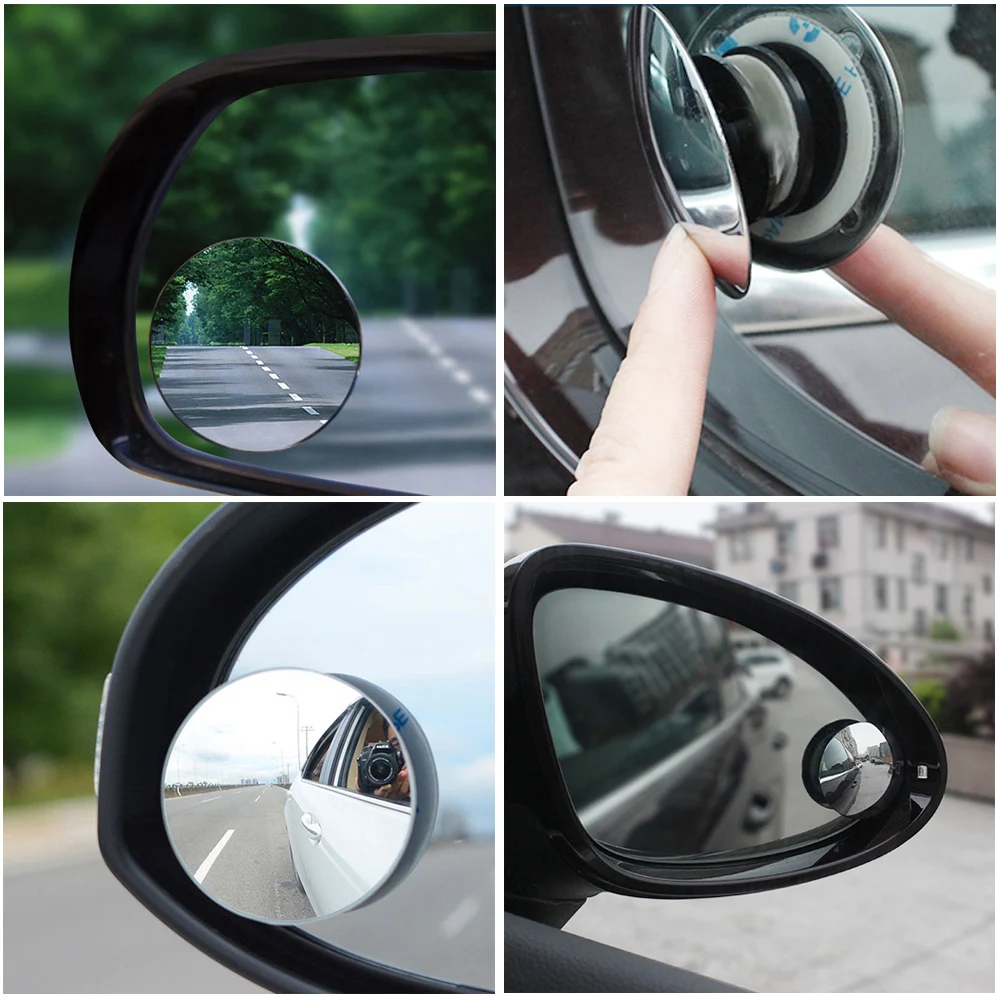 AuMoHall 1 пара Широкий формат автомобиль выпуклое зеркало сзади сбоку Blind Spot Mirror 51 мм