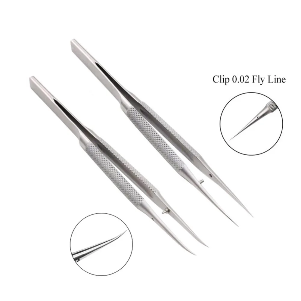 

MTBest Phone Repair Hand Tool Jump Line Tweezers Clip Forceps 0.02mm Fly Line Ultra Precision Tweezers for iPhone Motherboard