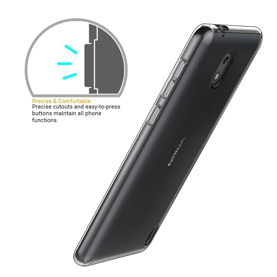 Оригинальный чехол для Nokia 1 2 3 5 6 7 8 9 X5 X6 X7 2018 plus прозрачные мягкие тонкие чехлы из