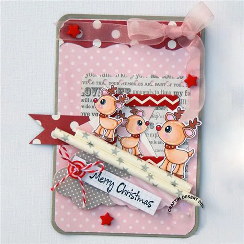 

GJCrafts Deer Metal Dies Cutting for Scrapbooking Animal Cutting Dies 2019 Die Cut for Card Making Craft Dies Scrapbooking