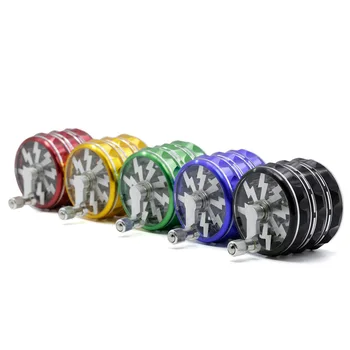 

New 4-layer Diameter 63MM Hand-operated Herb Grinder Tobacco Cigarettes Mill Smoke Spice Muller Shisha Hookah Pipe Wholesale