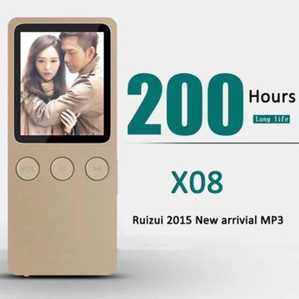 

MP4 Player With 1.8 Inch Screen Music play times 200 hours, 8GB With FM,E-Book,Clock,Data For 64GB Micro SD TF Card