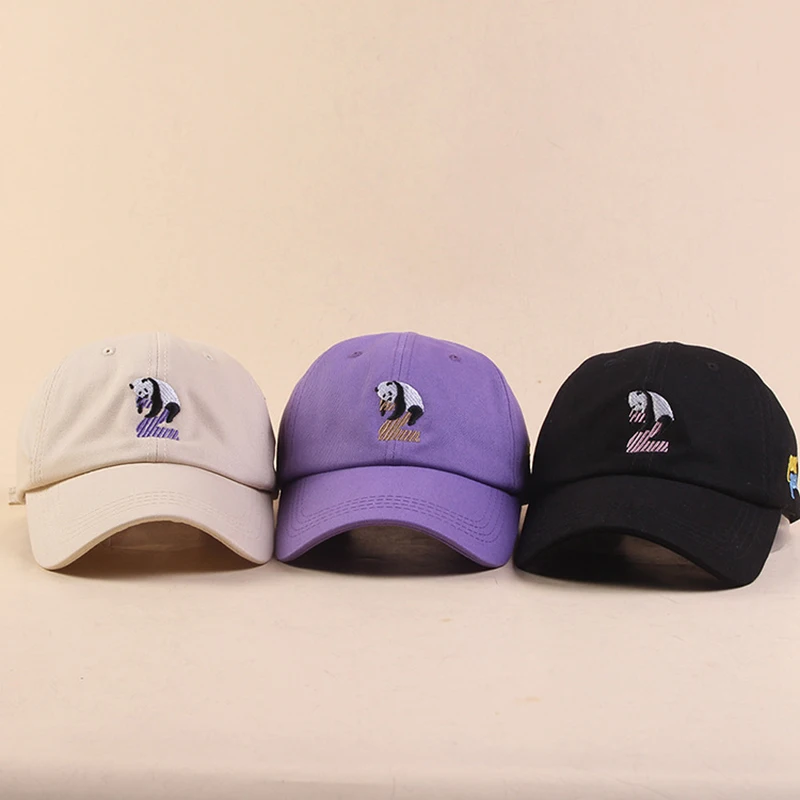 Унисекс, модные бейсбольные кепки панда шляпа c вышивкой, для отца Доступно 4 цвета Высокое качество snapback шапки бренд шляпа Шапки