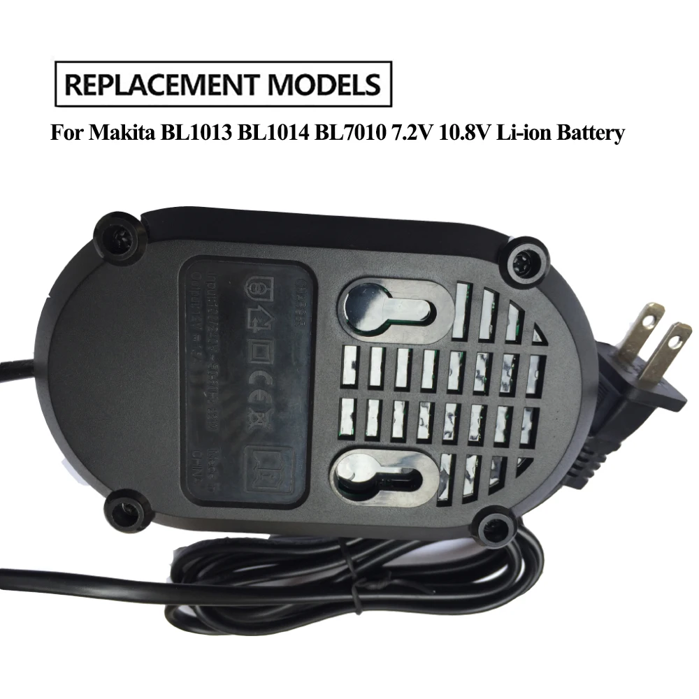 Замена зарядное устройство для MAKITA BL1013 BL1014 BL7010 7,2 В 10,8 В литий-ионный аккумулятор DC10WA Электрический дрель шуруповерт Мощность инструмент