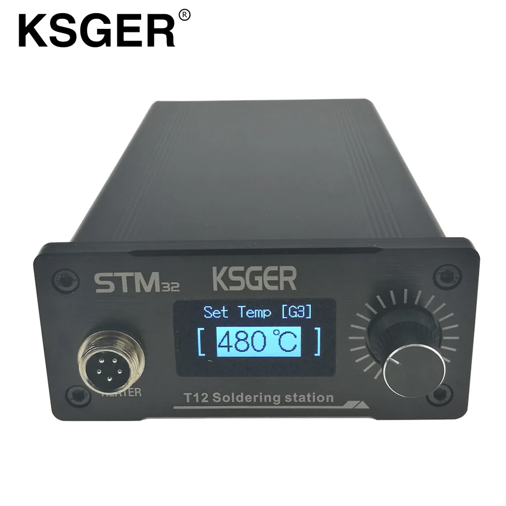 KSGER STM32 OLED T12 паяльная станция горячий воздушный пистолет паяльная станция Электрический паяльник T12-K паяльник