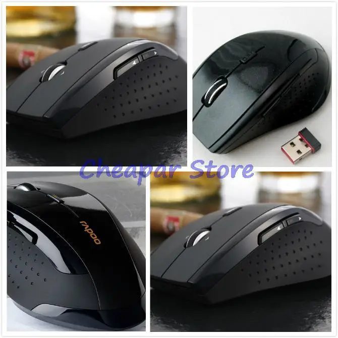 

Mini 2.4Ghz 500 to 1000 DPI Ajustable Button  Wireless Optical Mouse Mice USB 2.0 Receiver for PC Laptop Desktop