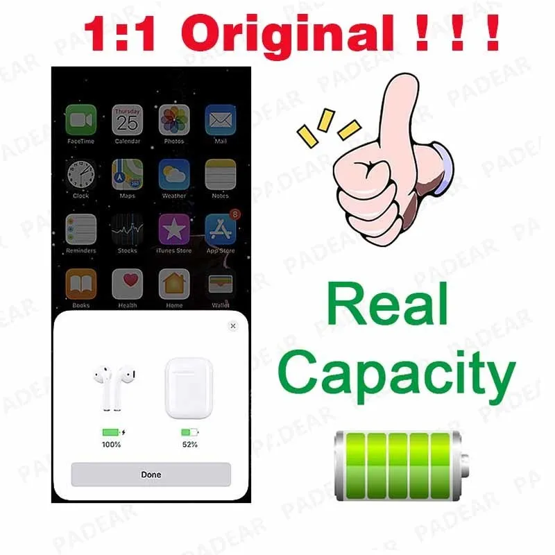 

Original I30 Tws Bluetooth 5.0 3D Wireless Earphone 1:1 Super Copy Touch Control Earbud For All Smart Phone With Charging Box