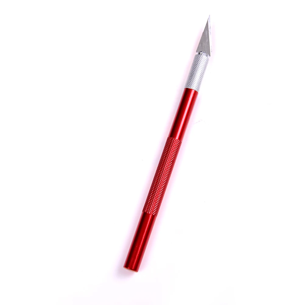 Скрапбукинг нож для резьбы по дереву прецизионный нож для резки хобби бумага для резьбы ремесло керамическая глиняная скульптура инструменты для керамики - Цвет: Красный