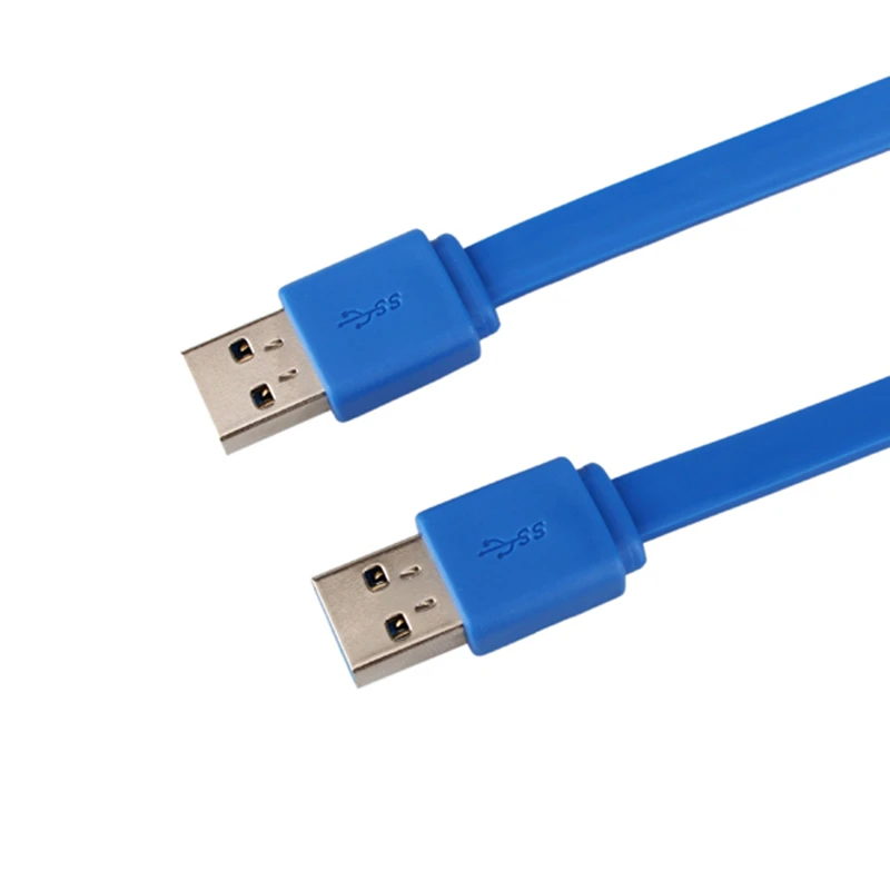 S SKYEE 50cm USB 3.0 Type A Male to Type A Male Extension Flat Cable