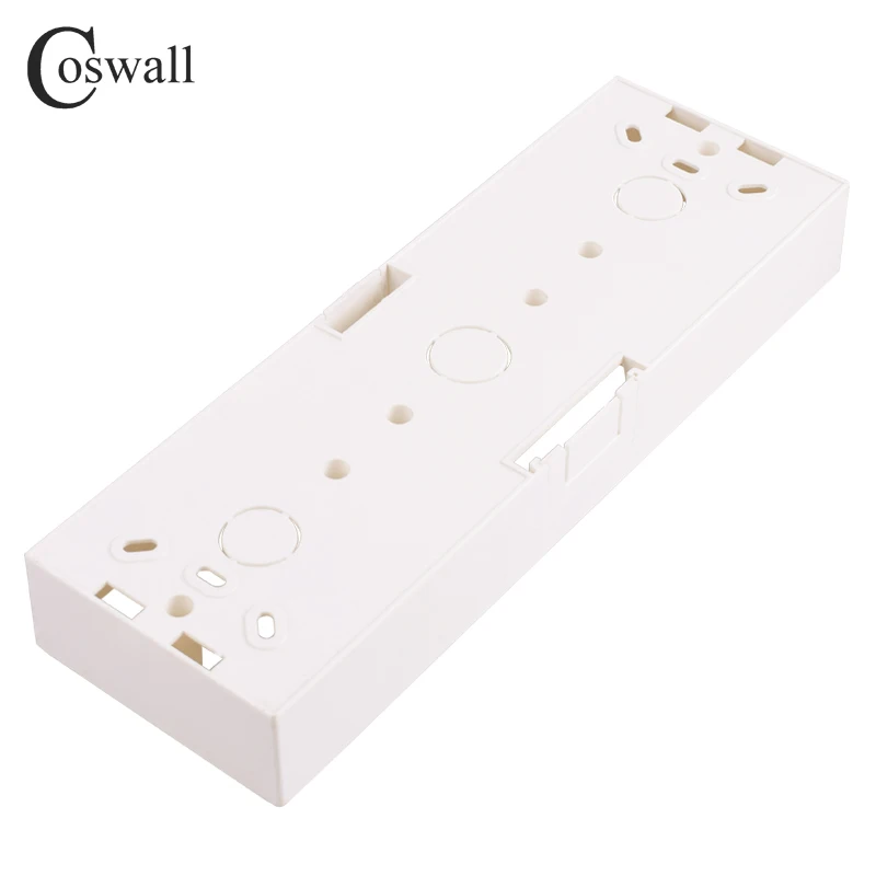 Aplica-se para Toda a Posição da Superfície da Parede a Caixa de Montagem 34mm de Coswall para 86 tipo Interruptores Externa Triplos ou Soquetes 258mm * 86mm 8 Caixa escura