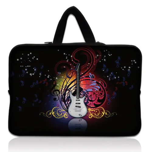 

Guitar 10.1" 10.2" Netbook Laptop Carrying Sleeve Case Bag Cover + Hide Handle For 9.7"-10.2" Apple, ASUS,ACER, HP,DELL