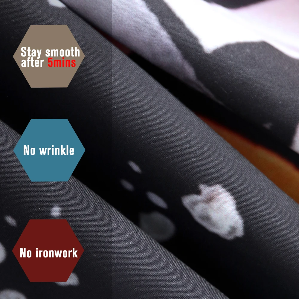 Skup Chaos przez Brizbazaar pościel zestaw królowej kolorowe czaszki kołdra pokrywa dla Galaxy Mandala Gothic łóżko zestaw 3 wszechświat fajne pościel