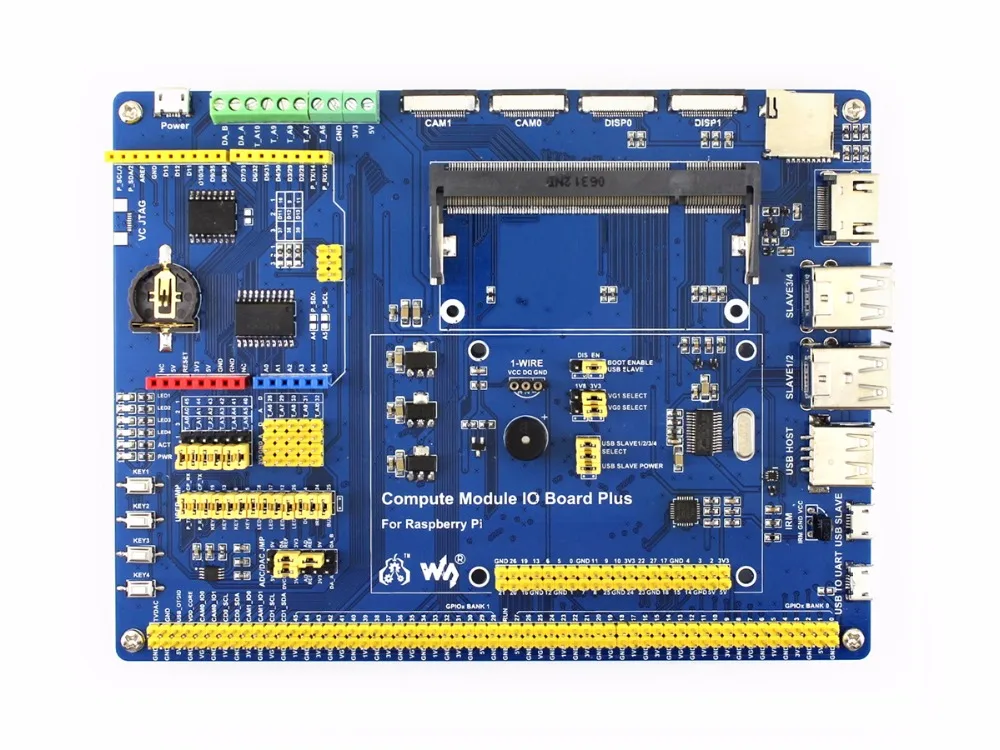 Raspberry Pi вычислительный модуль 3 набора для разработки Тип B с CM3, 7 дюймов HDMI ЖК-дисплей, DS18B20, Мощность адаптер переменного тока, Pi Zero Камера кабель