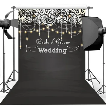 

NeoBack Weeding Decorations Backdrop Rustic Wedding Style Engagement Party Photo Background Customized Vinyl Backdrops